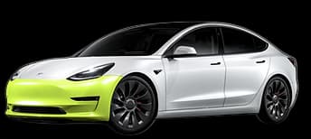 Front Bumper paint protection film coverage