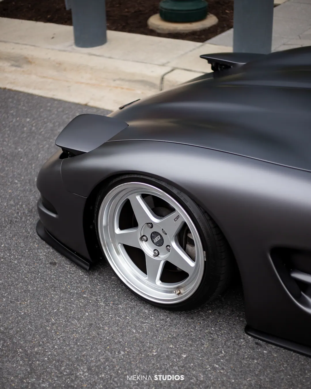2002 Chevrolet Corvette — Wrap in Black Silver — frame 4