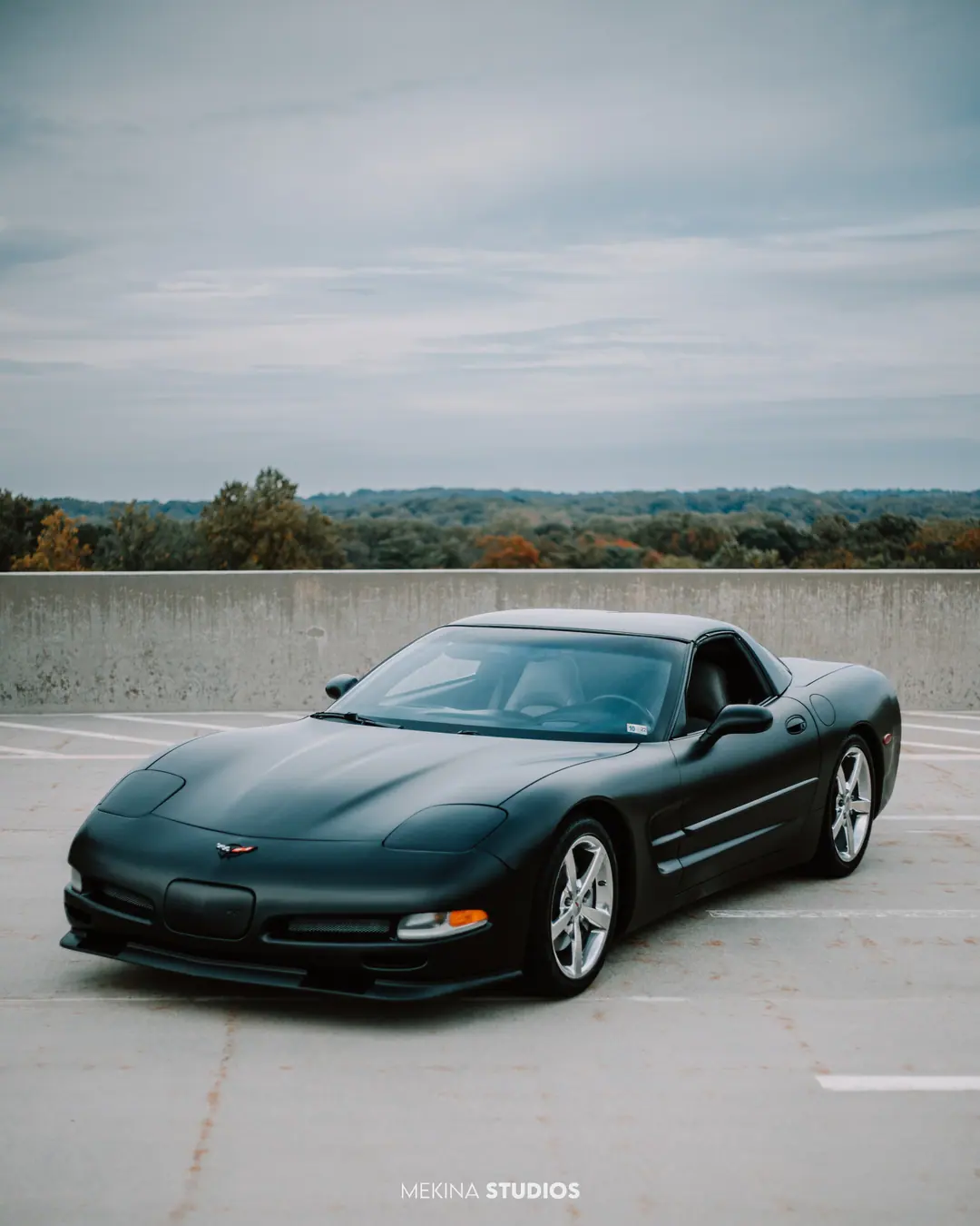 2002 Chevrolet Corvette — Wrap in Satin Black