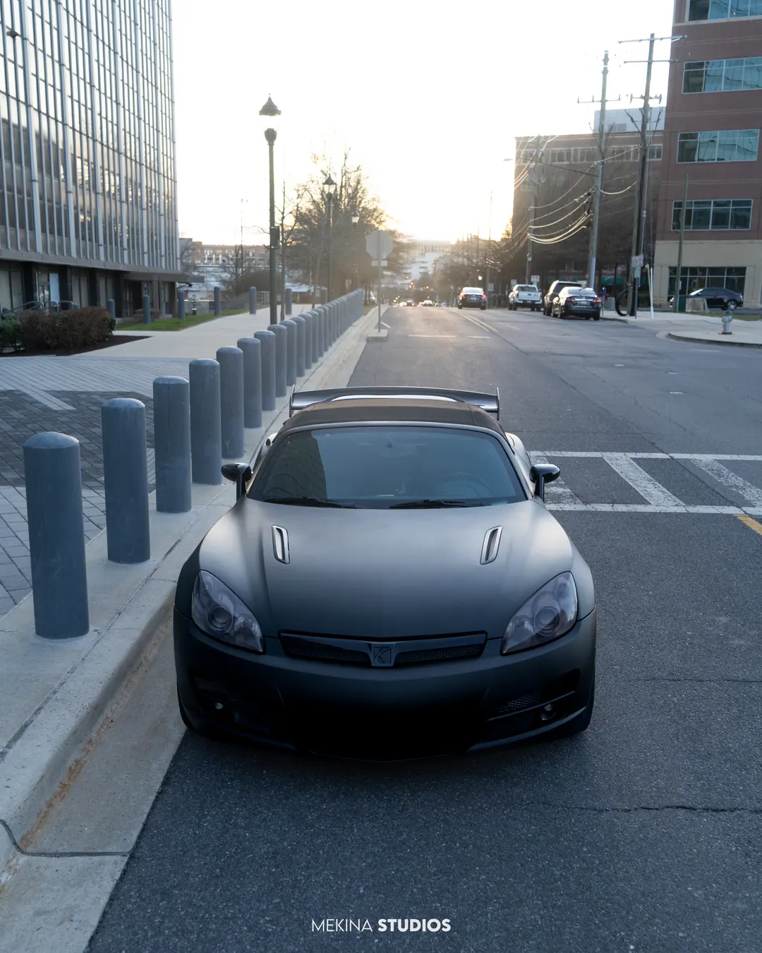2007 Saturn Sky — Wrap in Dead Matte Black