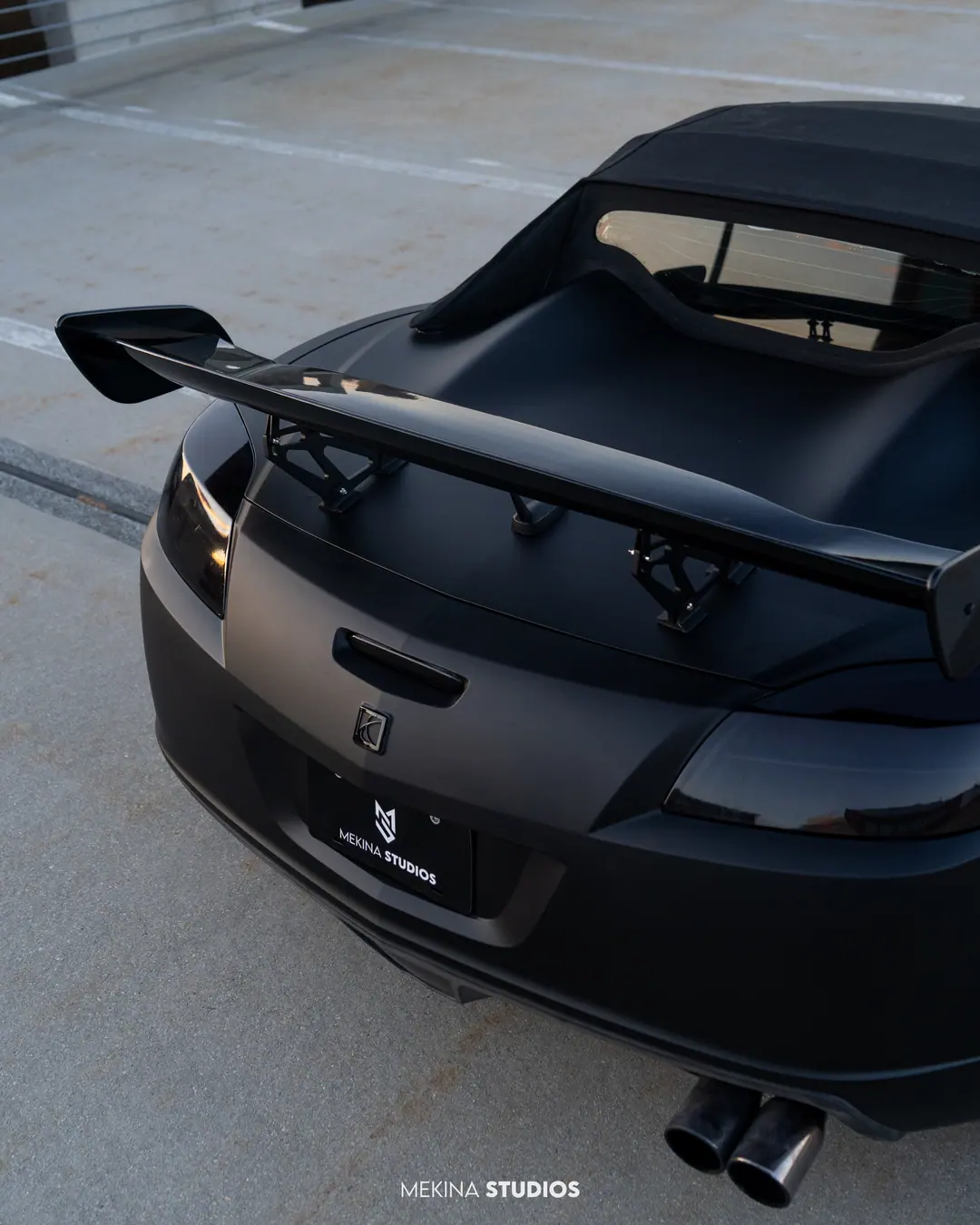 2007 Saturn Sky — Wrap in Dead Matte Black — frame 2