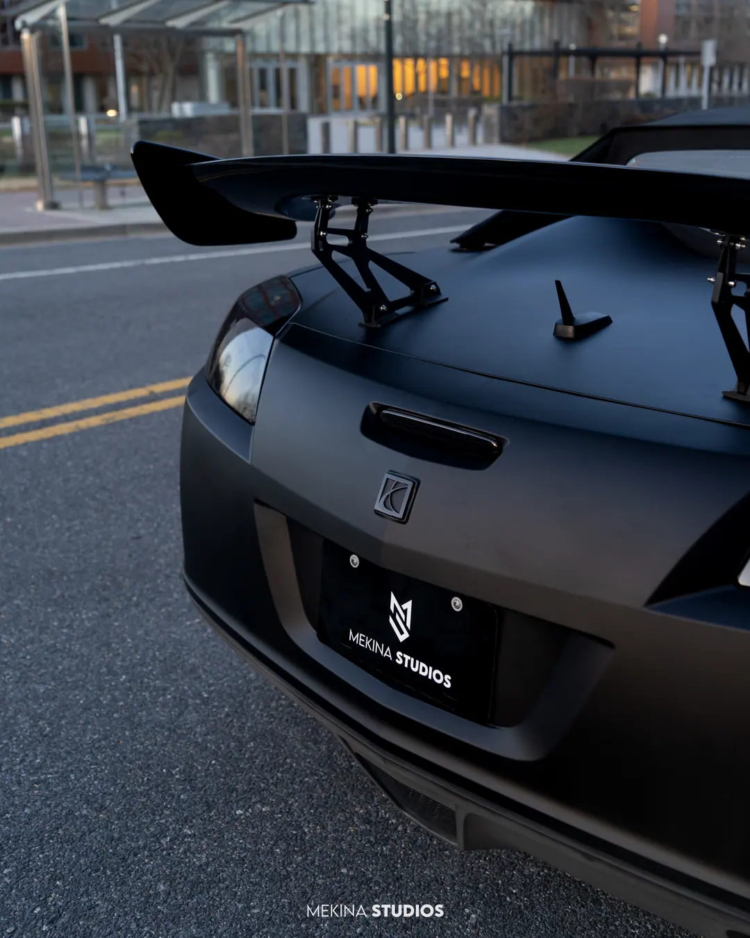 2007 Saturn Sky — Wrap in Dead Matte Black — frame 3