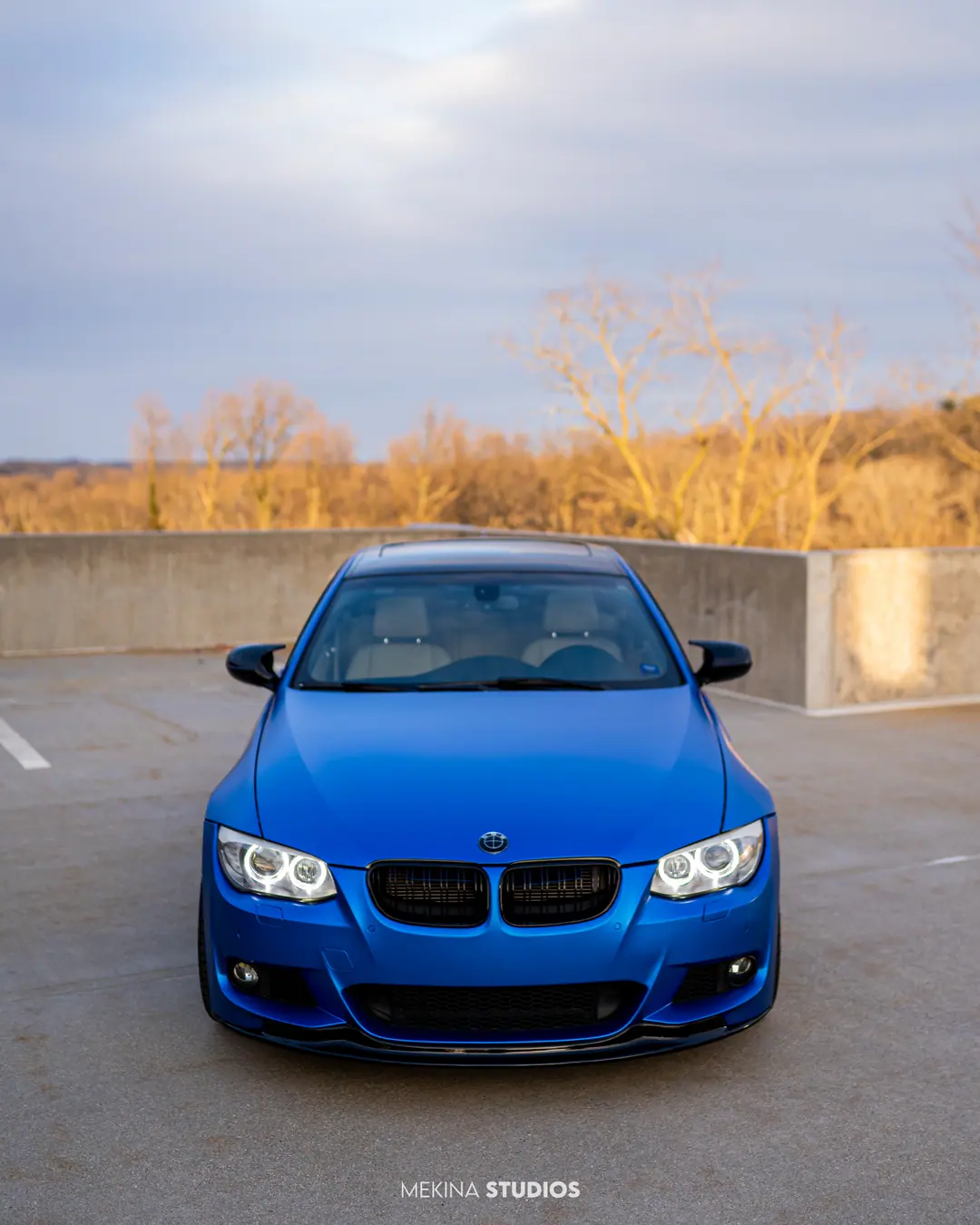 2011 BMW 335 — Wrap in Satin Perfect Blue — frame 2