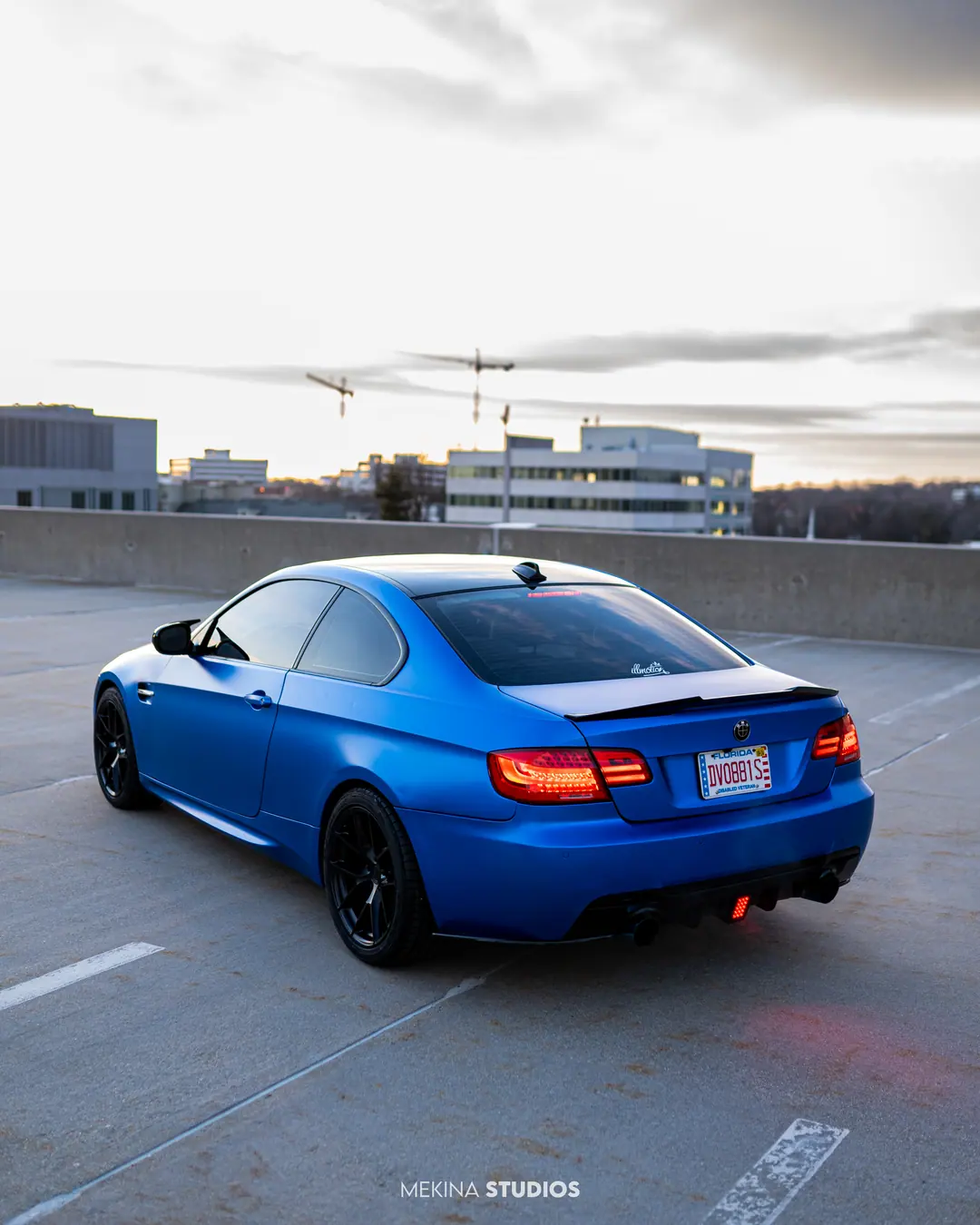 2012 BMW 535 — Wrap in Blue Raspberry — frame 2