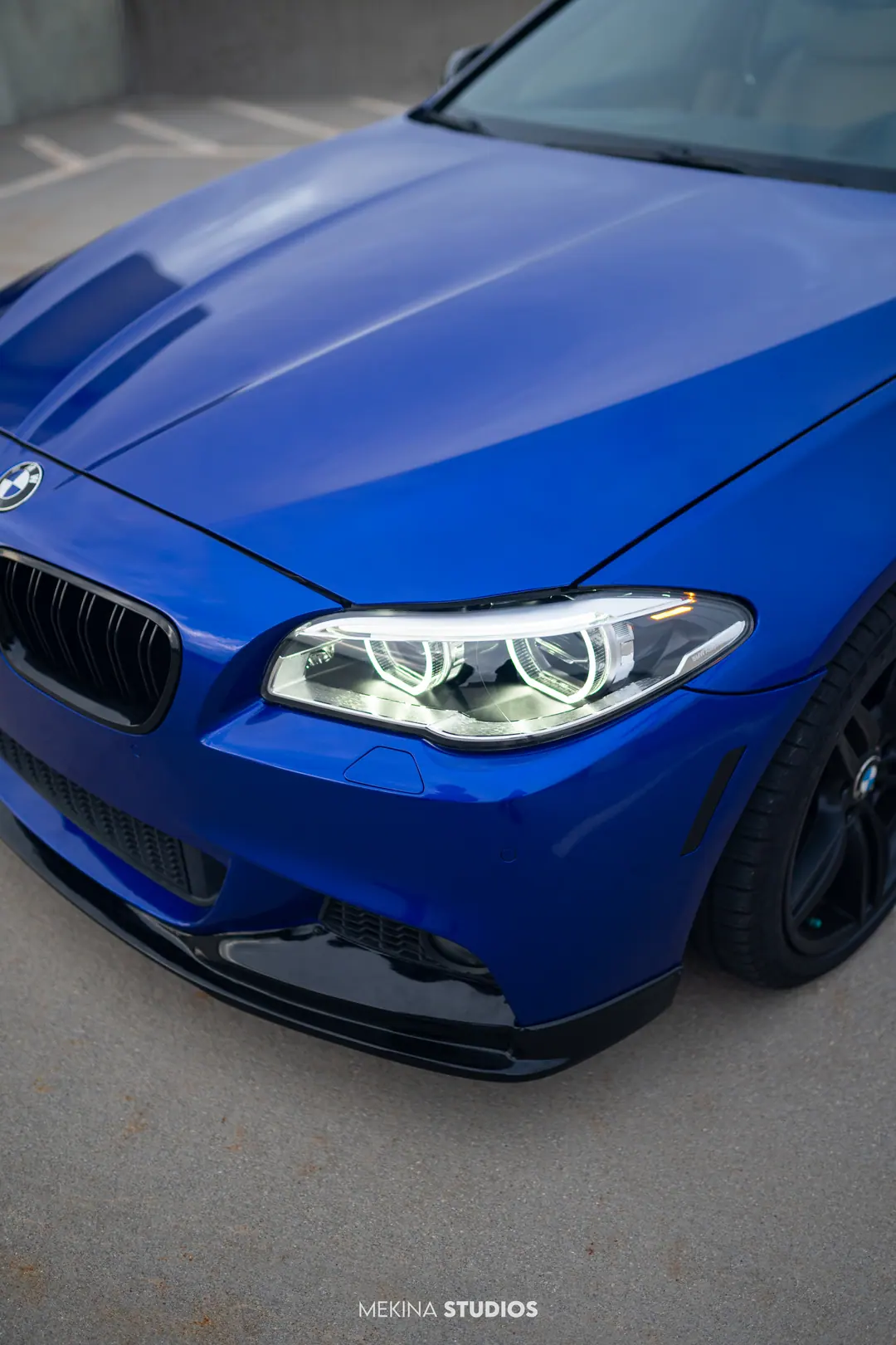 2012 BMW 535 — Wrap in Blue Raspberry — frame 4