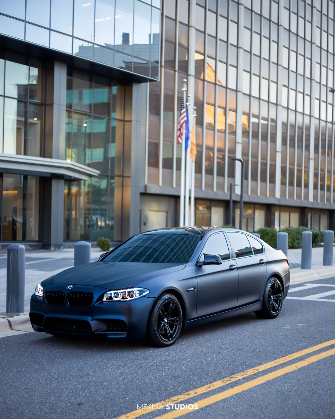 2012 BMW 535 — Wrap in Boysenberry Black — frame 2