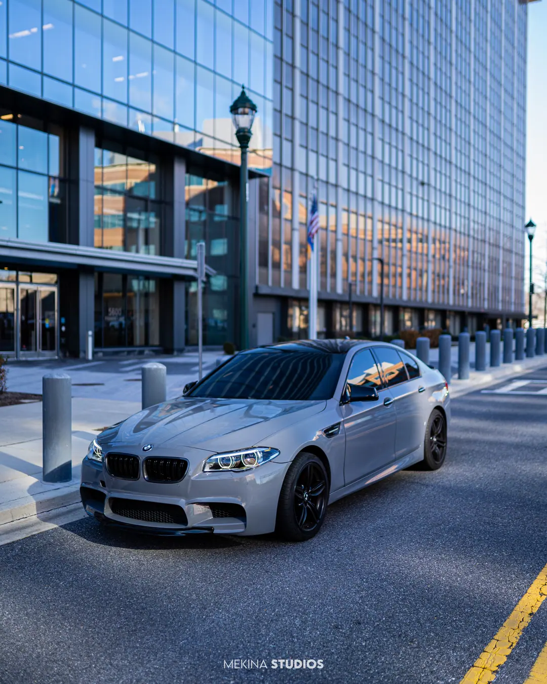 2012 BMW 535 — Wrap in Nardo Grey — frame 2