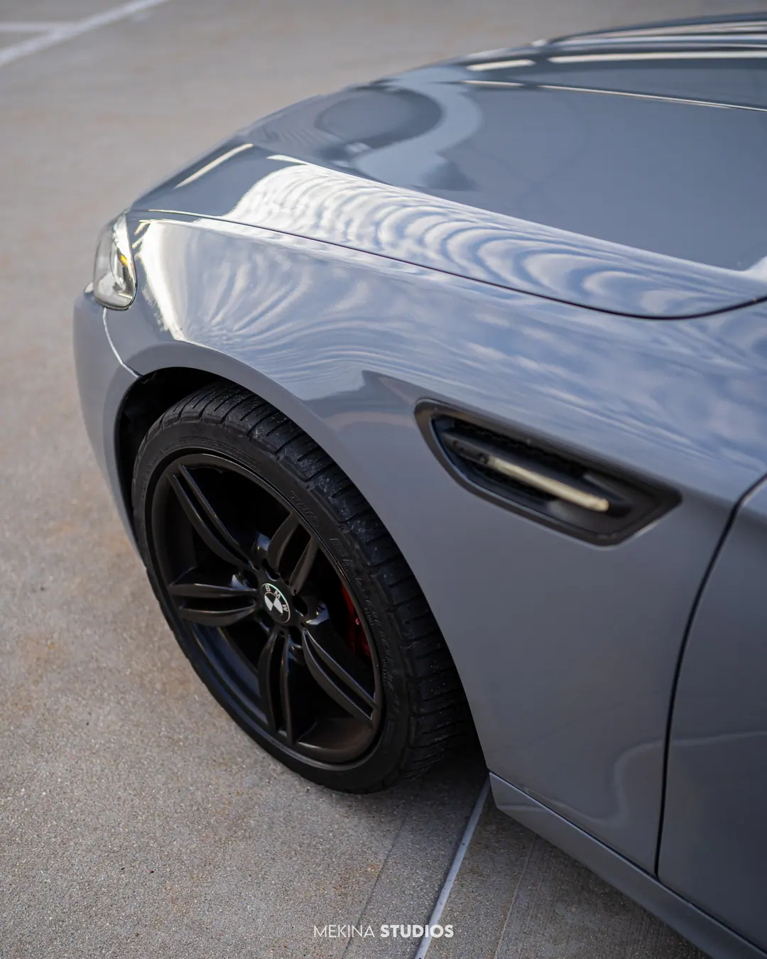 2012 BMW 535 — Wrap in Nardo Grey — frame 3