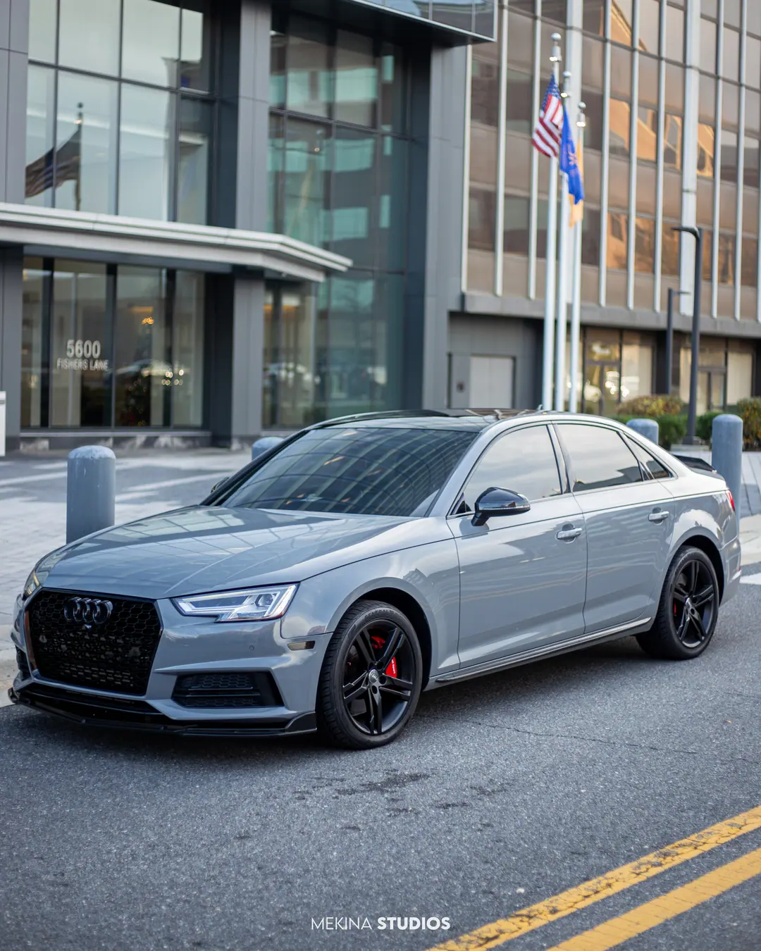2016 Audi A4 S line — Wrap in Nardo Grey