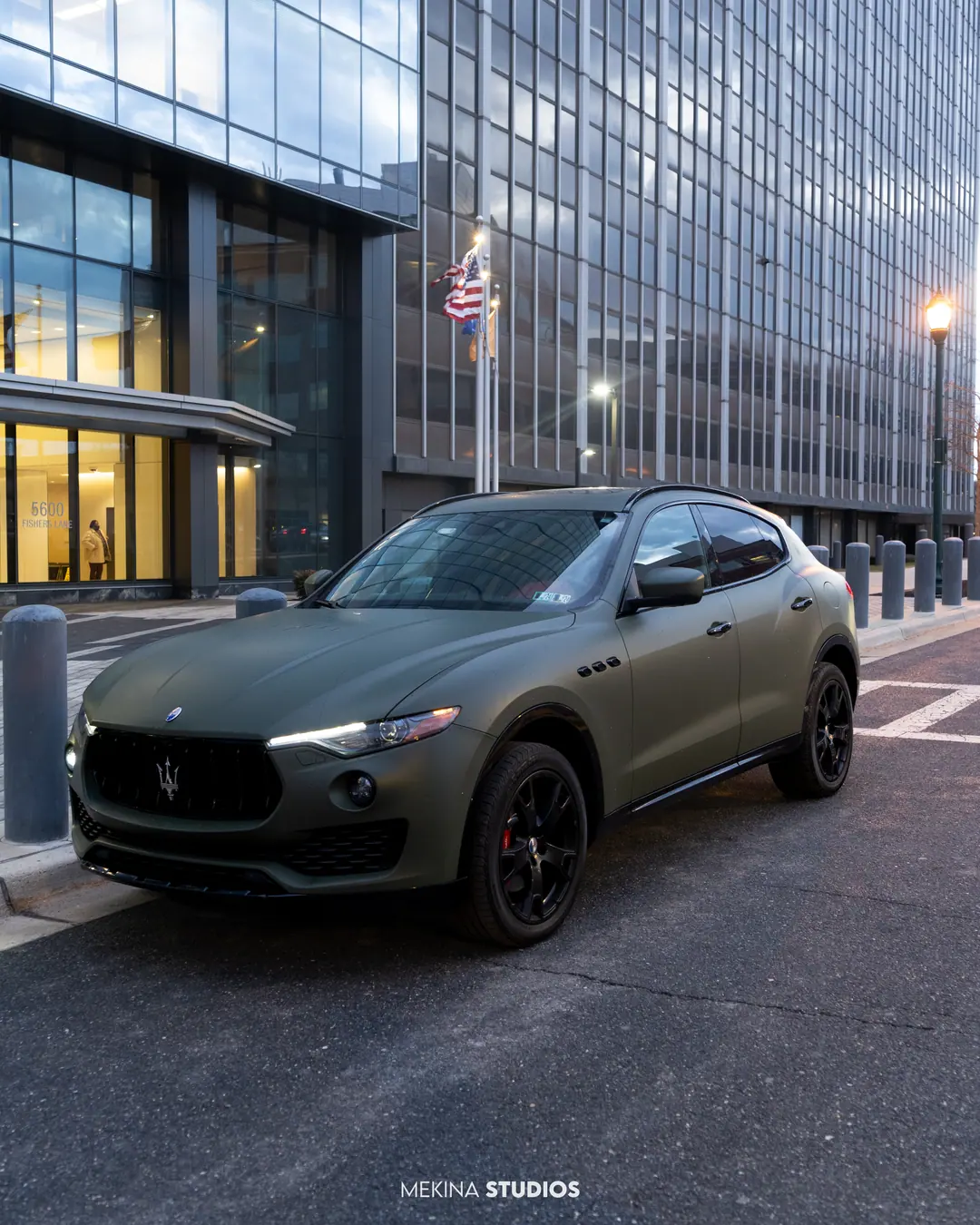 2016 Maserati Levante — Wrap in Matte Military Green