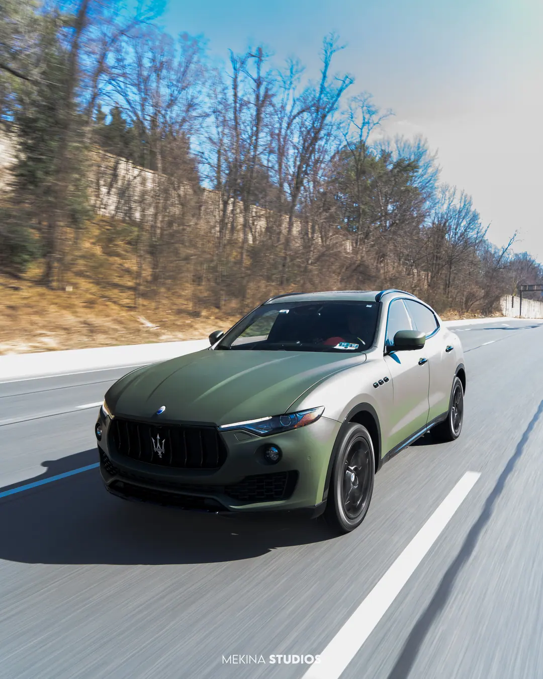 2016 Maserati Levante — Wrap in Matte Military Green — frame 2