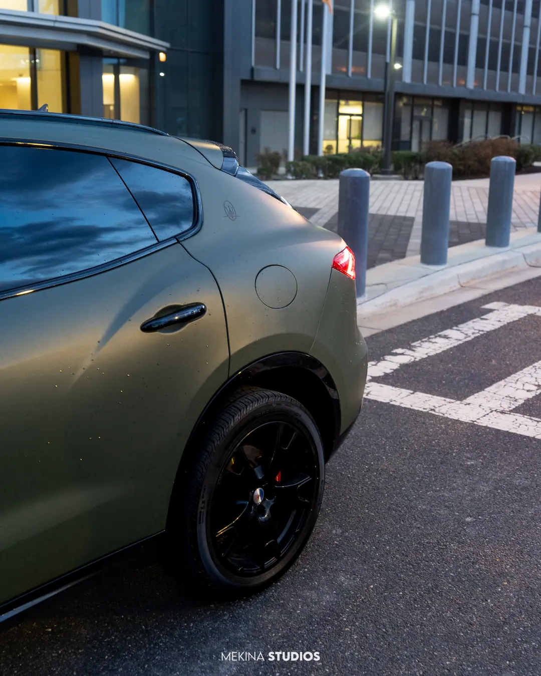 2016 Maserati Levante — Wrap in Matte Military Green — frame 3