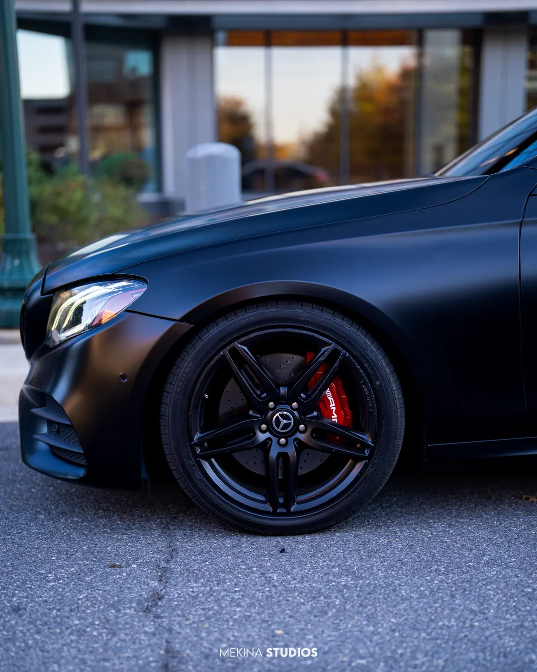 2017 Mercedes-Benz E300 — Wrap in Satin Black — frame 2