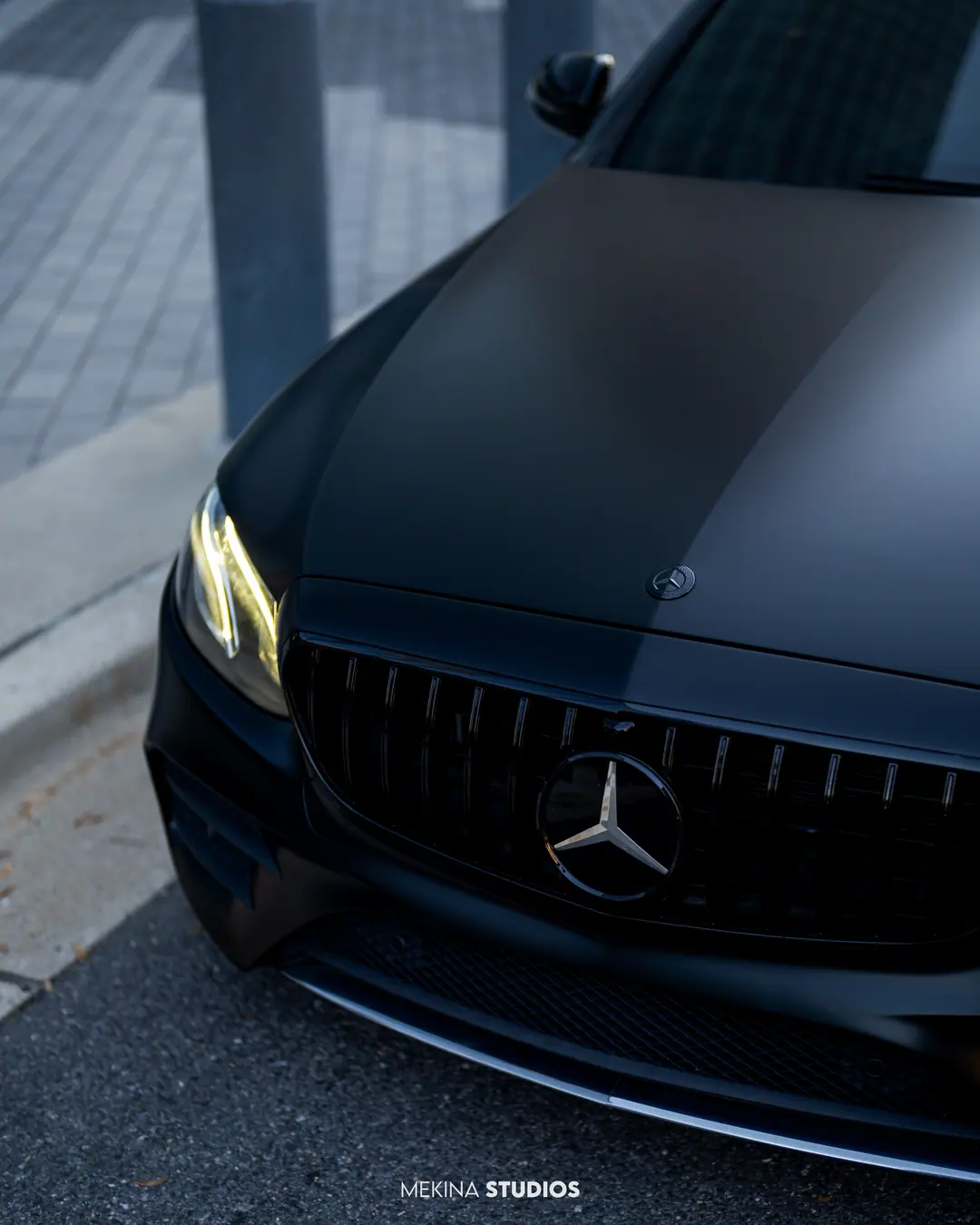 2017 Mercedes-Benz E300 — Wrap in Satin Black — frame 4