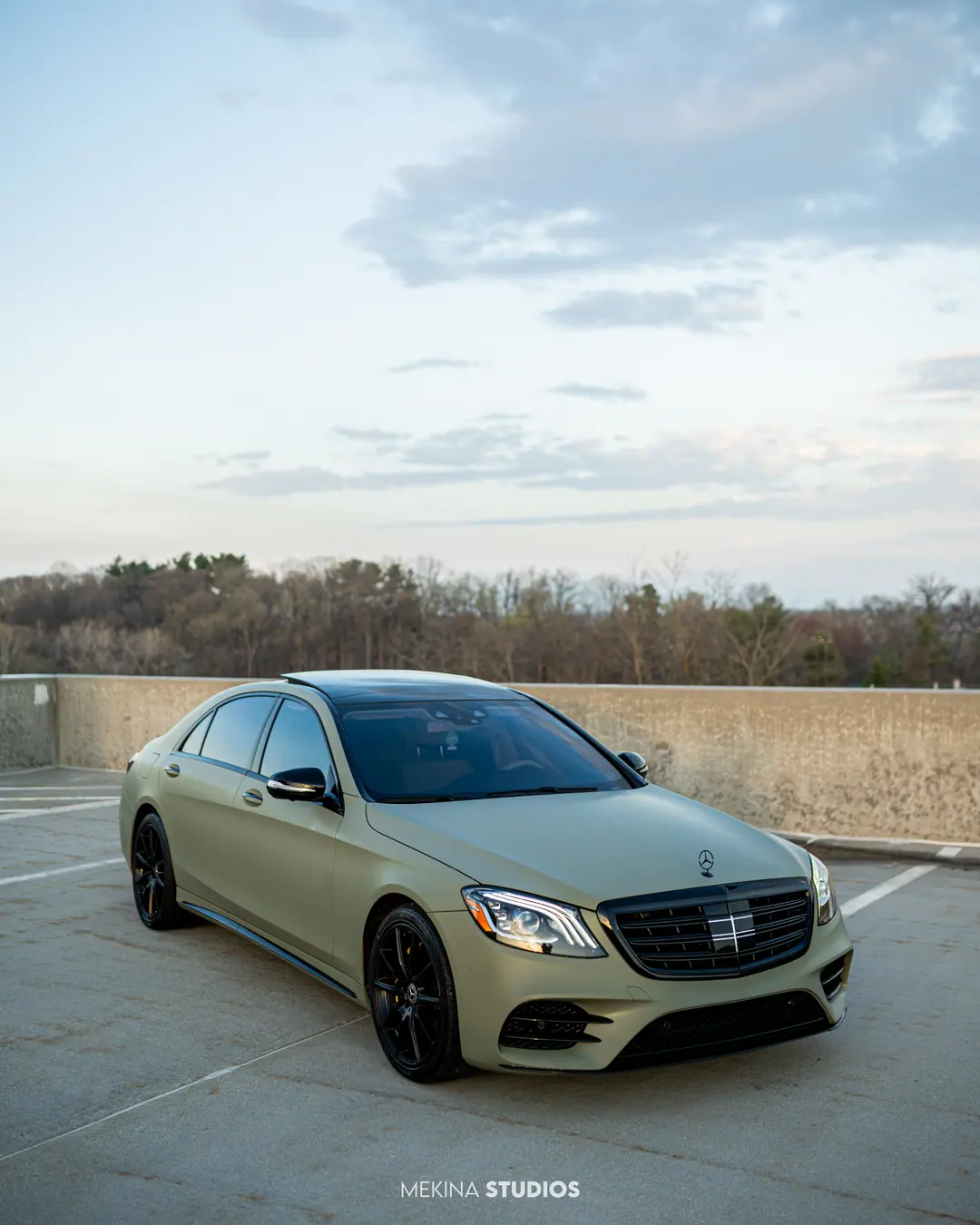 2017 Mercedes-Benz S450 — Wrap in Matte Green