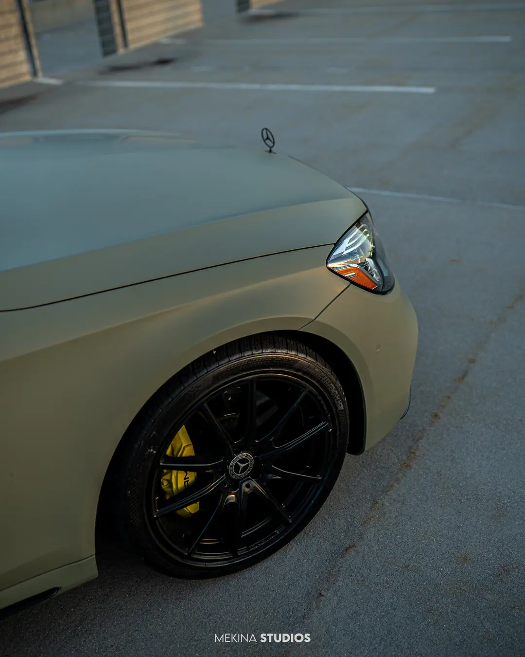 2017 Mercedes-Benz S450 — Wrap in Matte Green — frame 3