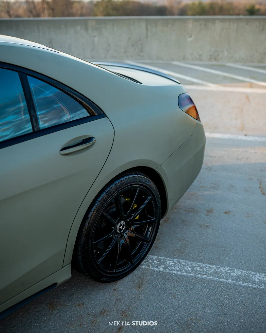 2017 Mercedes-Benz S450 — Wrap in Matte Green — frame 4