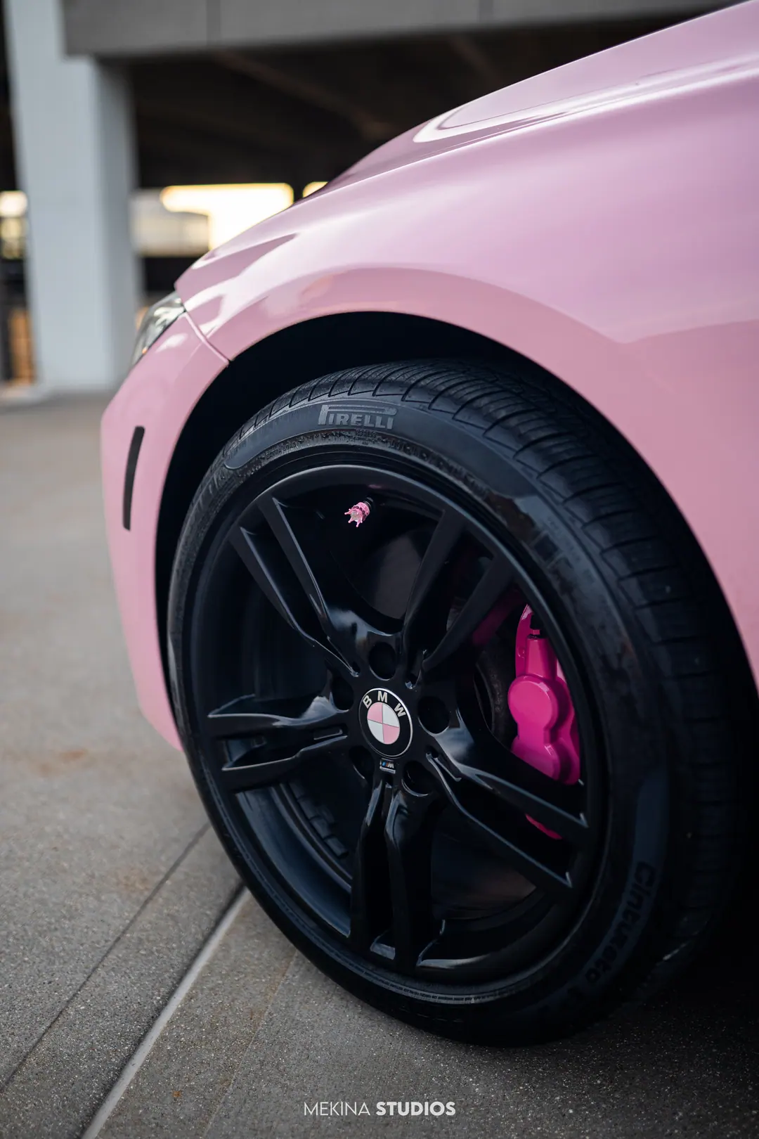 2018 BMW 340i — Wrap in High Gloss Baby Pink — frame 3