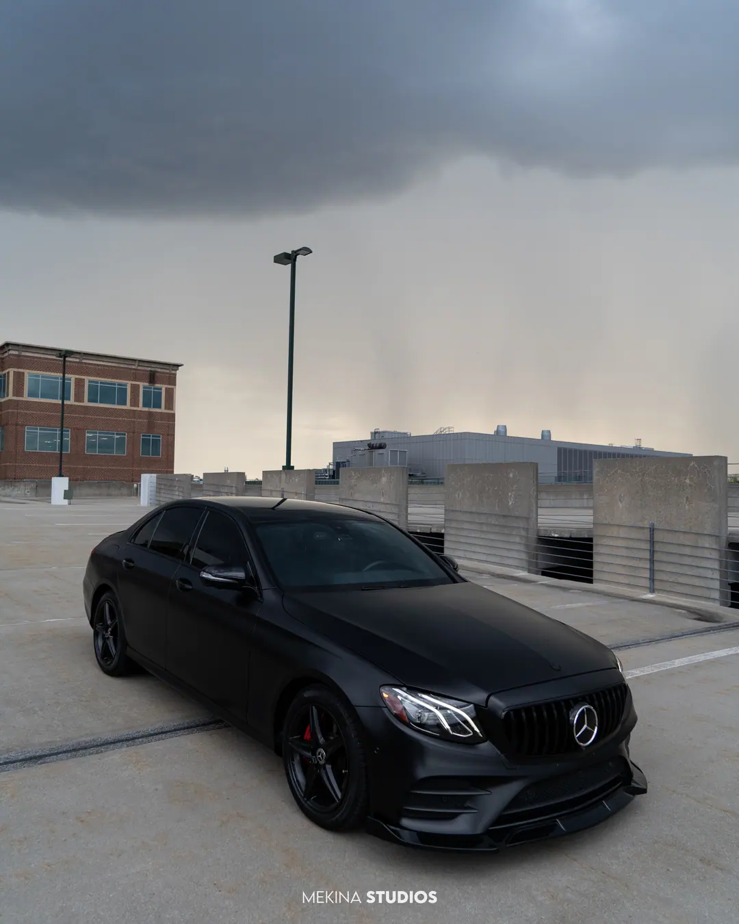 2018 Mercedes-Benz E450 — Wrap in Satin Black