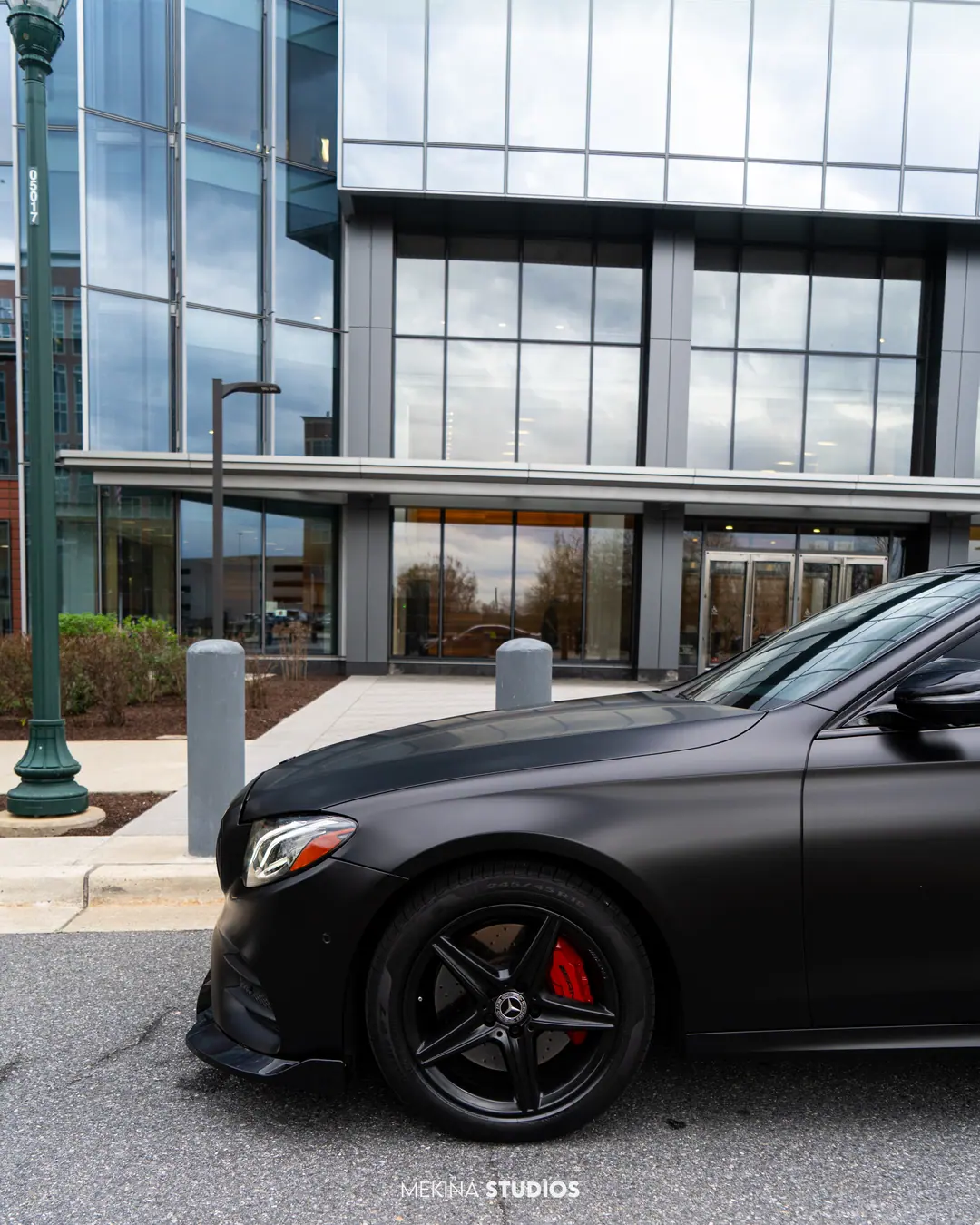 2018 Mercedes-Benz E450 — Wrap in Satin Black — frame 2