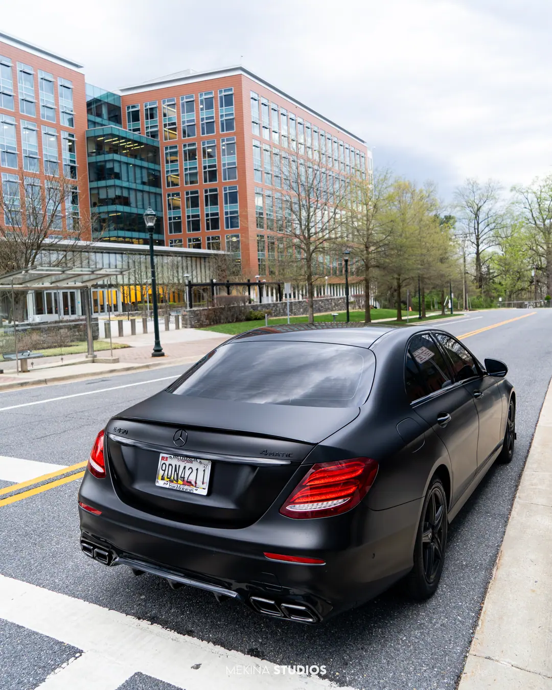 2018 Mercedes-Benz E450 — Wrap in Satin Black — frame 3