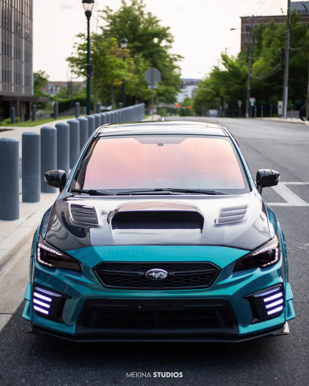 2018 Subaru WRX — Wrap in Gloss Metallic Ocean Wave — frame 2