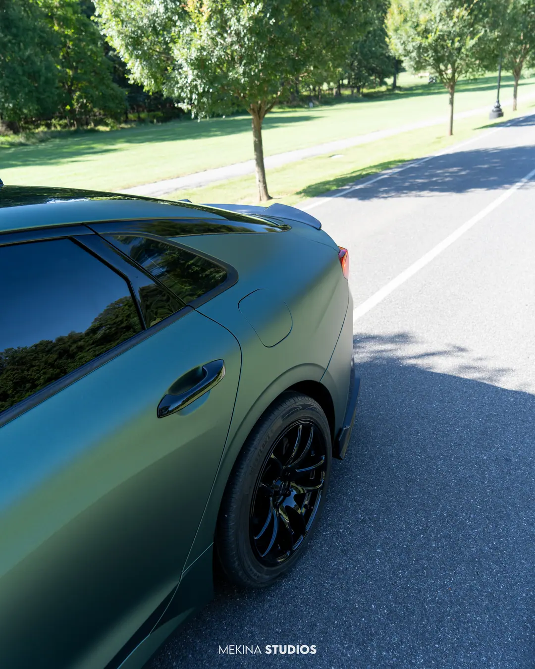 2020 Kia K5 — Wrap in Matte Pine Green Metallic — frame 3
