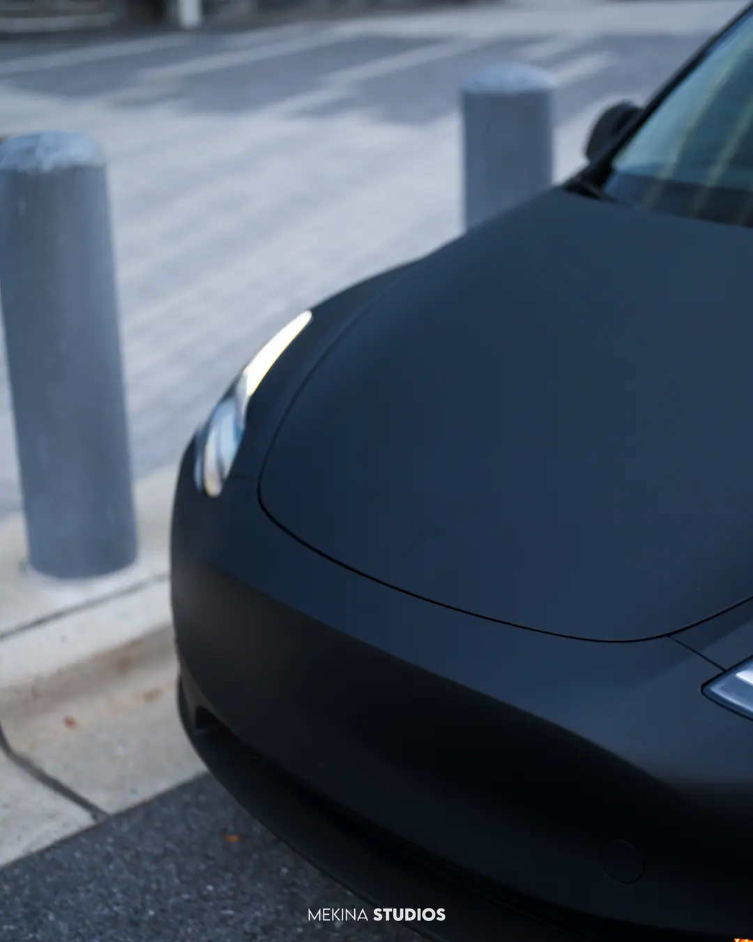 2021 Tesla Model Y — Wrap in Dead Matte Black — frame 4