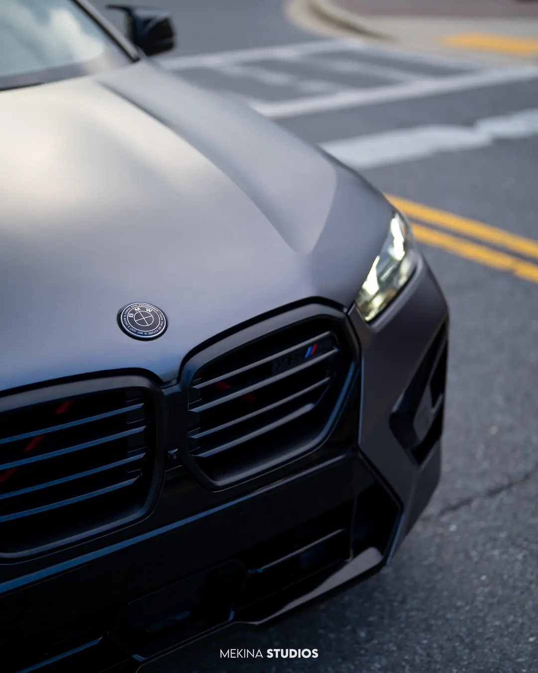 2025 BMW X6 M Competition — Wrap in Satin Dark Gray — frame 4