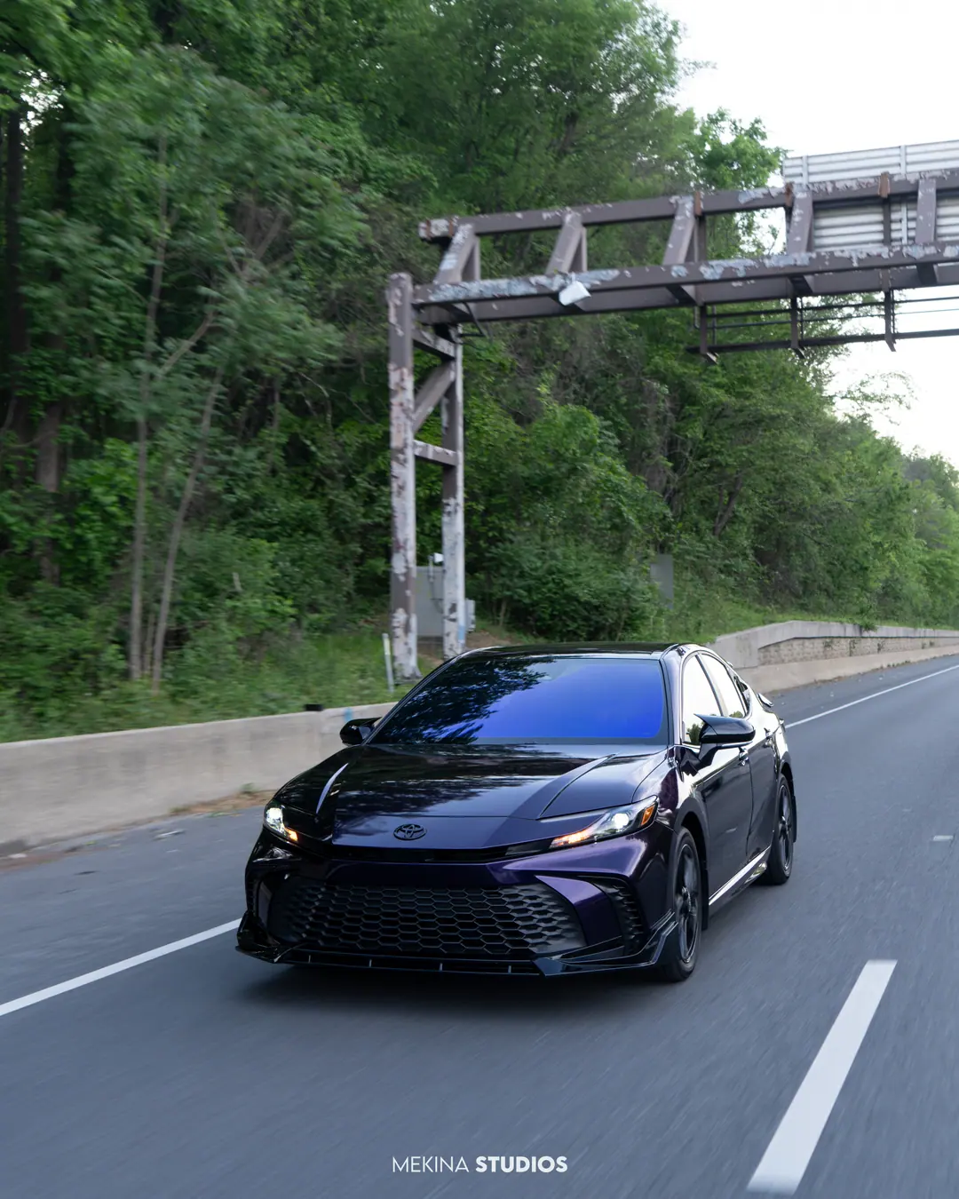 2026 Toyota Camry — Wrap in Midnight Purple — frame 2